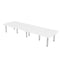 Skutchi Designs 45 in W, 120 in L, 29 in H, Engineered Wood Top, White HAR-AREC-46119-PT-09 - alternate 1